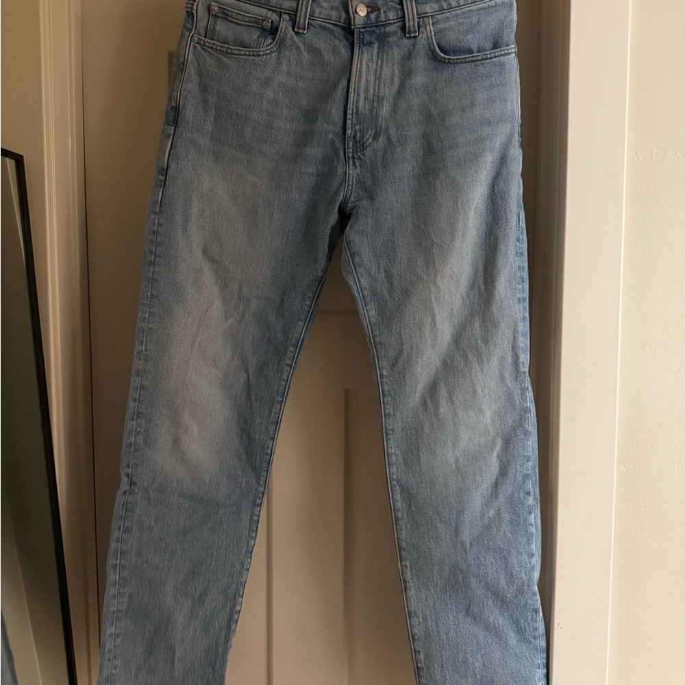 Madewell Men's Sky Blue Straight Jeans